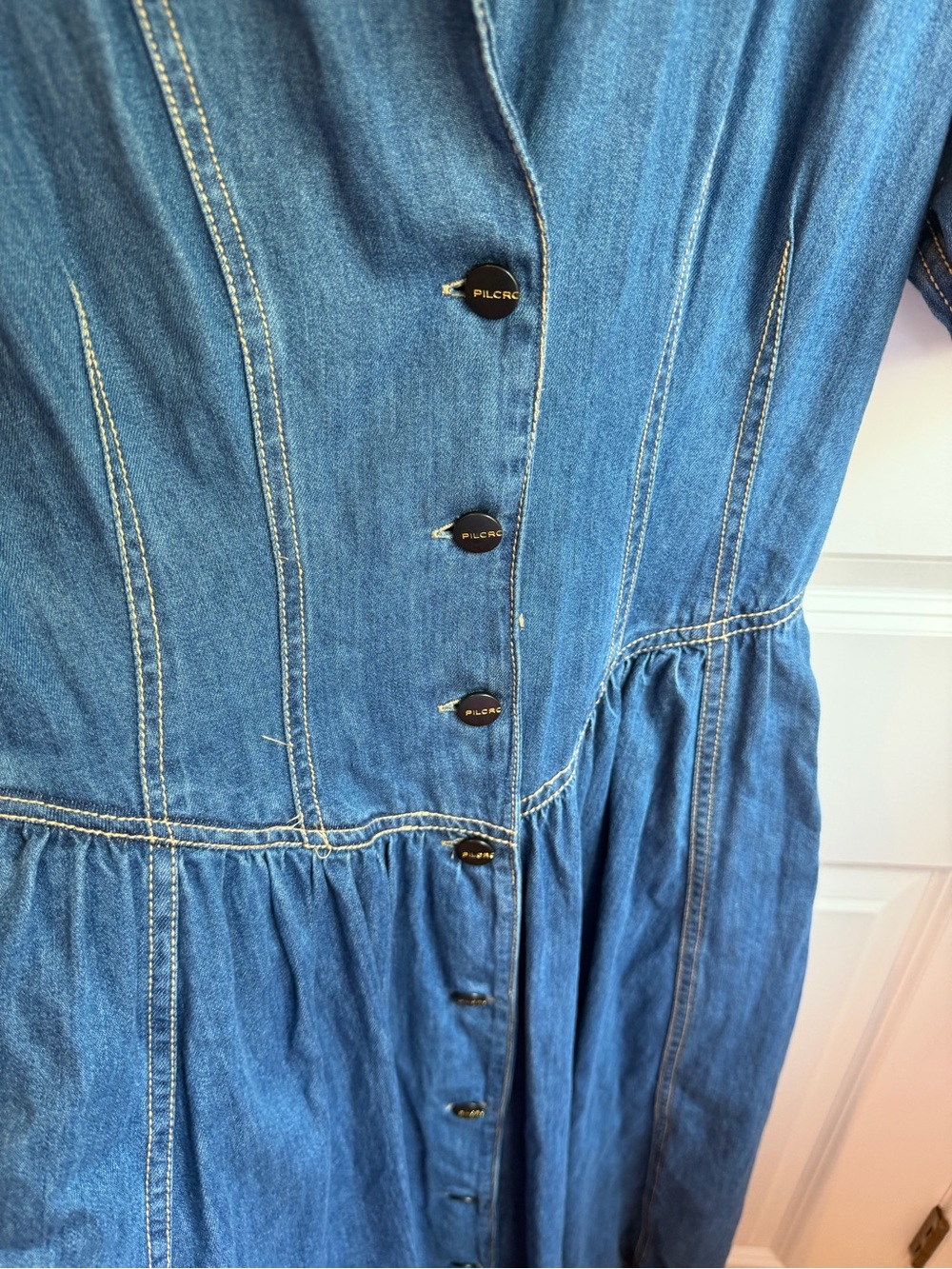 NWT Pilcro Denim Midi Dress - Picture 7 of 8